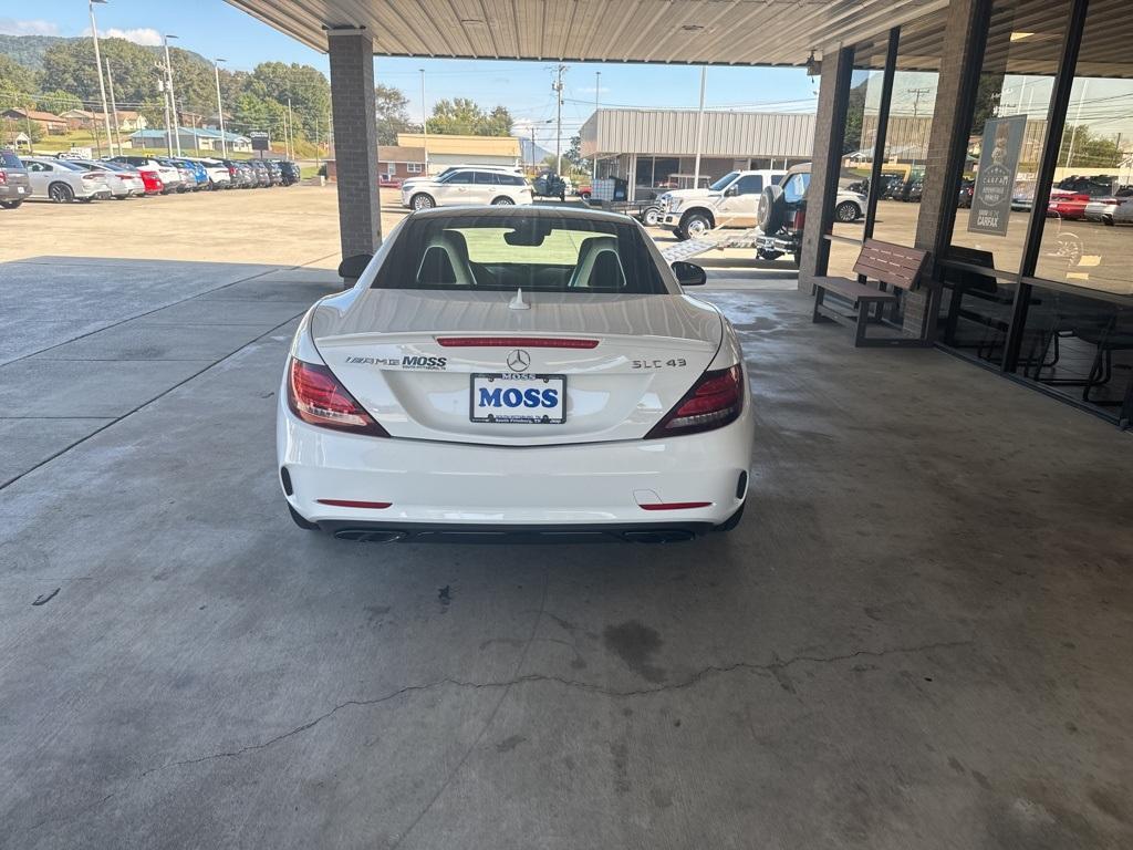 used 2017 Mercedes-Benz AMG SLC 43 car, priced at $34,000