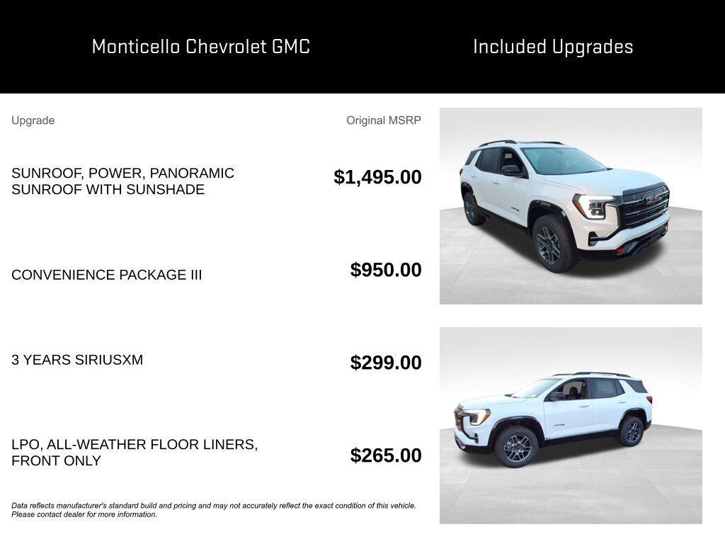 new 2026 GMC Terrain car, priced at $43,604