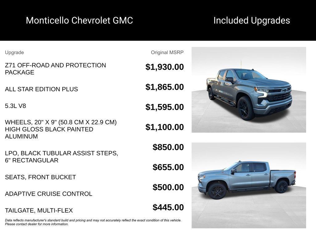 new 2026 Chevrolet Silverado 1500 car, priced at $57,214