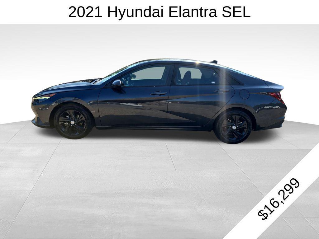 used 2021 Hyundai Elantra car, priced at $16,299