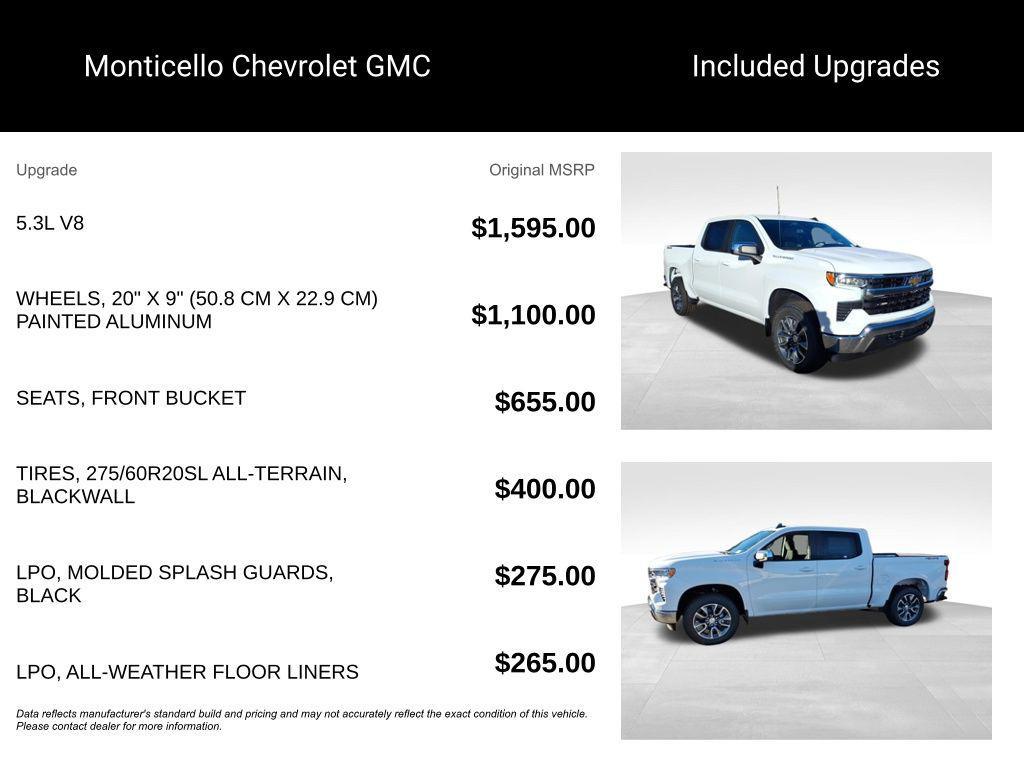 new 2026 Chevrolet Silverado 1500 car, priced at $53,025