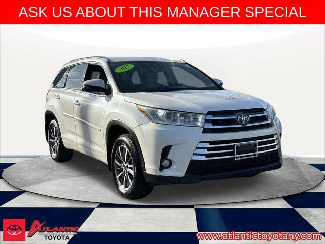 used 2017 Toyota Highlander car, priced at $19,500