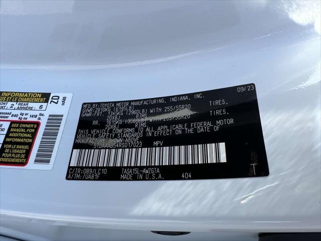 used 2024 Toyota Grand Highlander car, priced at $48,994