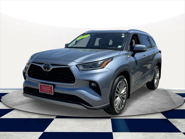 used 2021 Toyota Highlander car, priced at $37,995