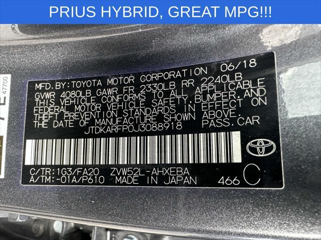 used 2018 Toyota Prius Prime car, priced at $16,777