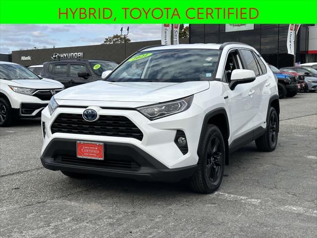 used 2021 Toyota RAV4 Hybrid car, priced at $29,600