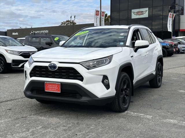 used 2021 Toyota RAV4 Hybrid car, priced at $30,300