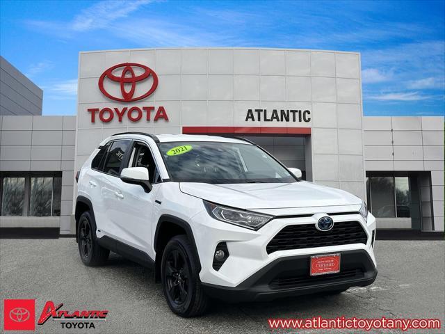 used 2021 Toyota RAV4 Hybrid car, priced at $30,300