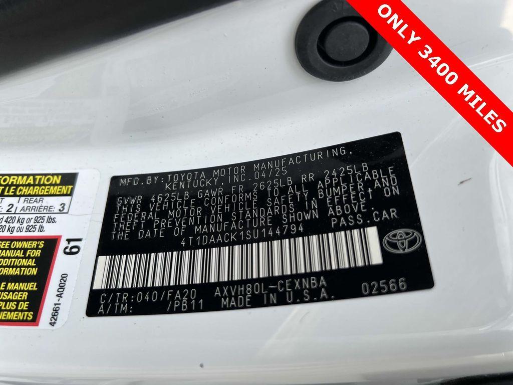 used 2025 Toyota Camry car, priced at $28,500