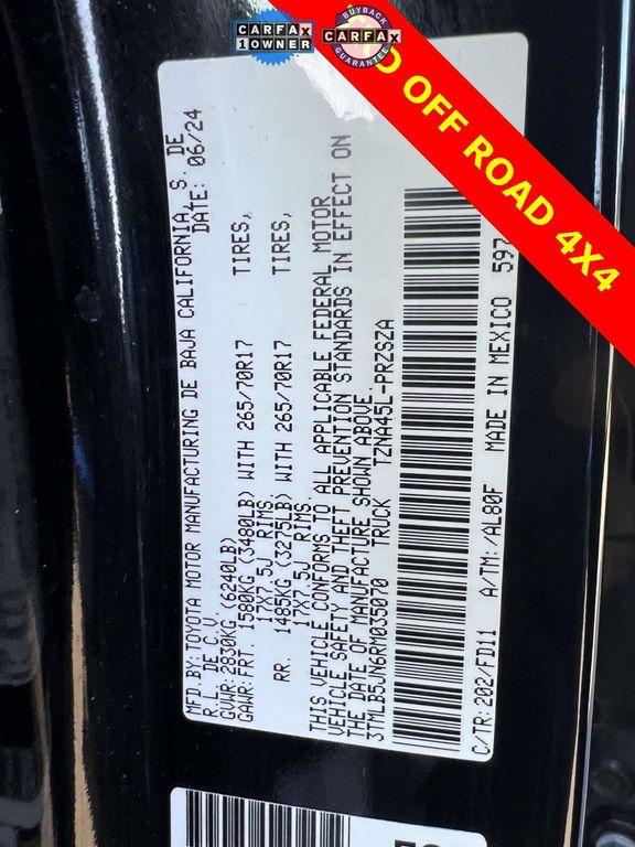used 2024 Toyota Tacoma car, priced at $40,900