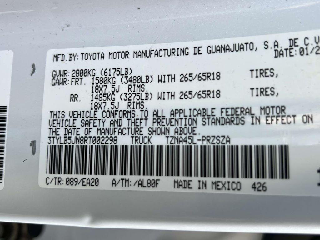 used 2024 Toyota Tacoma car, priced at $39,990