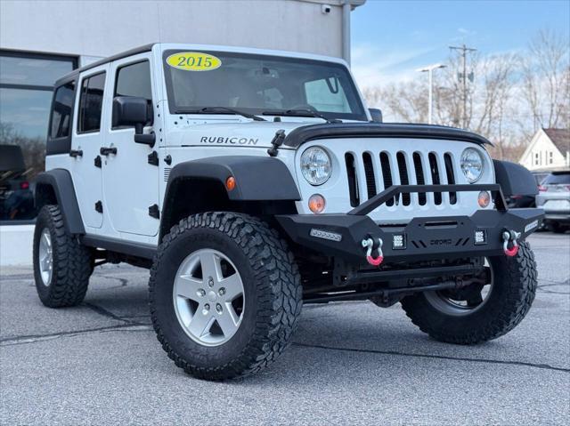 used 2015 Jeep Wrangler Unlimited car, priced at $15,991