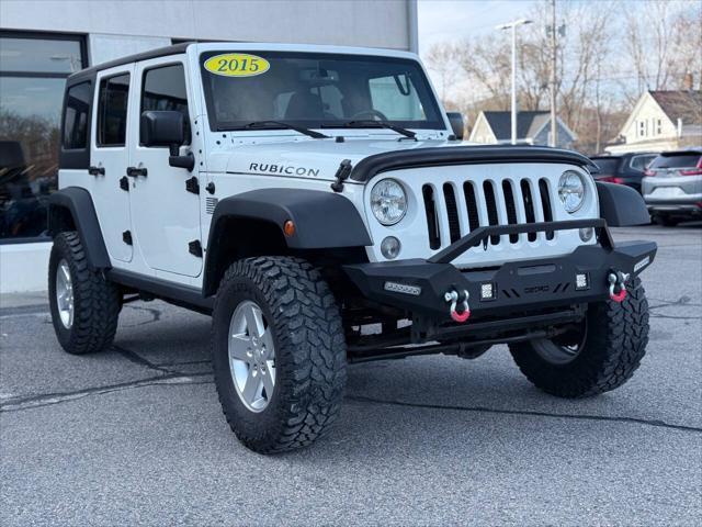 used 2015 Jeep Wrangler Unlimited car, priced at $15,991