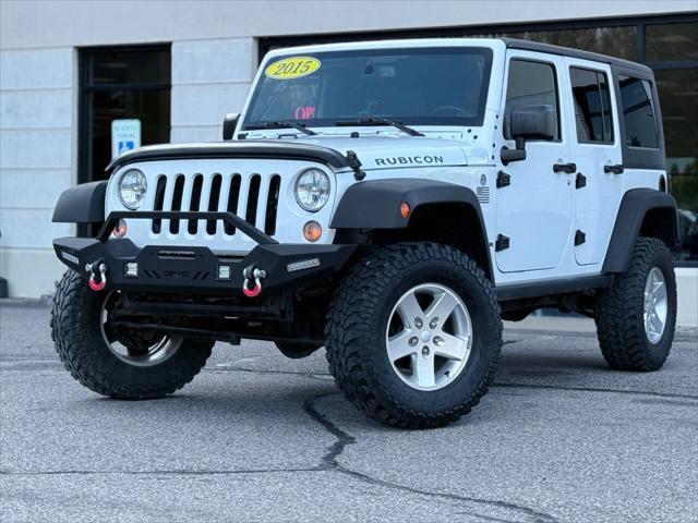 used 2015 Jeep Wrangler Unlimited car, priced at $15,991