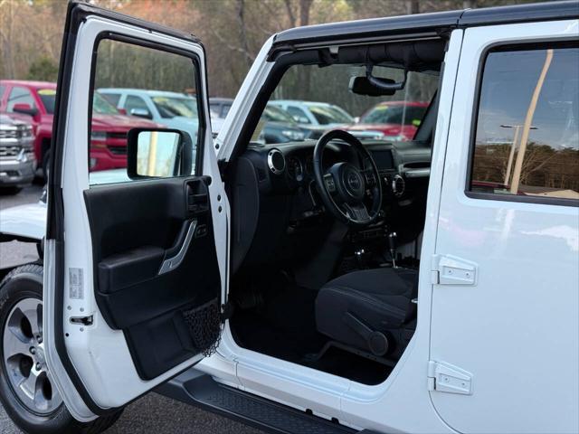used 2017 Jeep Wrangler Unlimited car, priced at $18,991