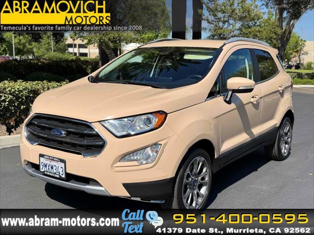 used 2020 Ford EcoSport car, priced at $13,990