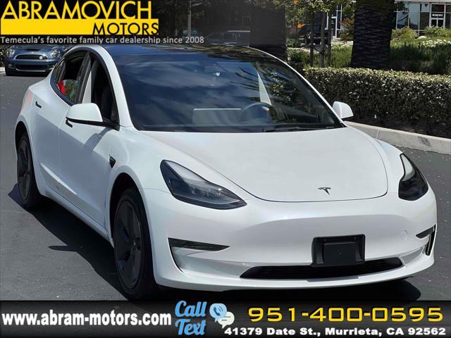 used 2023 Tesla Model 3 car, priced at $20,990