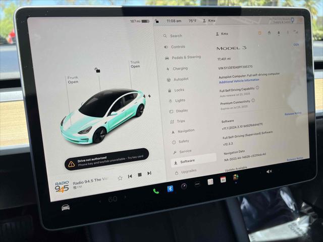 used 2023 Tesla Model 3 car, priced at $20,990