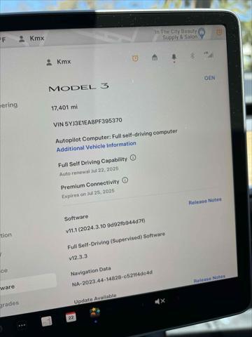 used 2023 Tesla Model 3 car, priced at $20,990