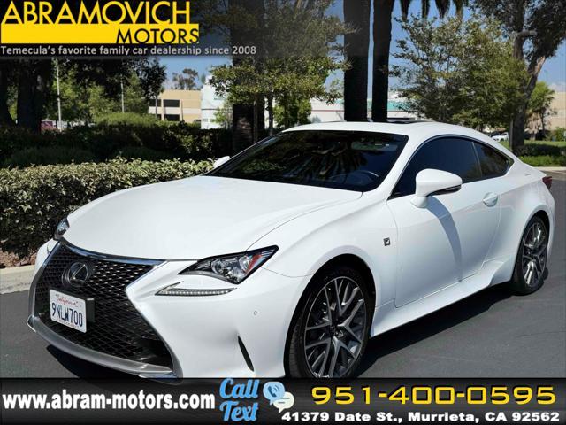 used 2016 Lexus RC 200t car, priced at $26,900