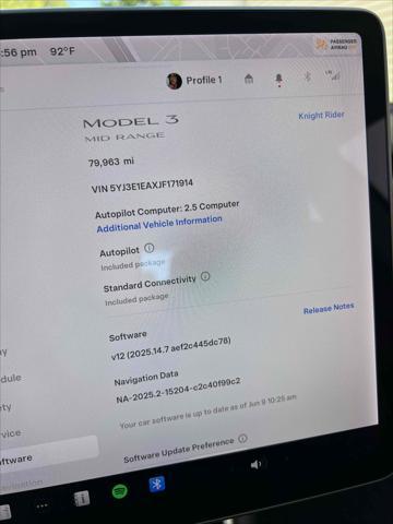 used 2018 Tesla Model 3 car, priced at $15,990