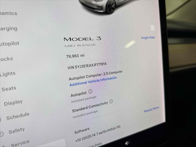 used 2018 Tesla Model 3 car, priced at $15,990
