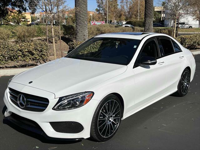 used 2018 Mercedes-Benz C-Class car, priced at $15,990