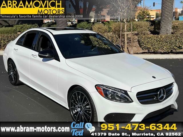 used 2018 Mercedes-Benz C-Class car, priced at $15,990