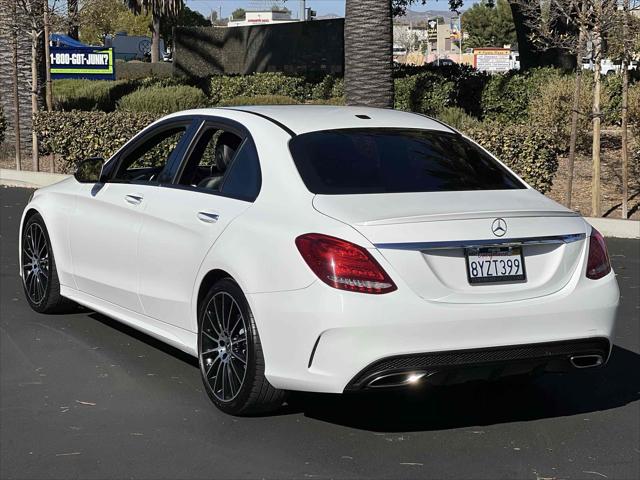 used 2018 Mercedes-Benz C-Class car, priced at $15,990