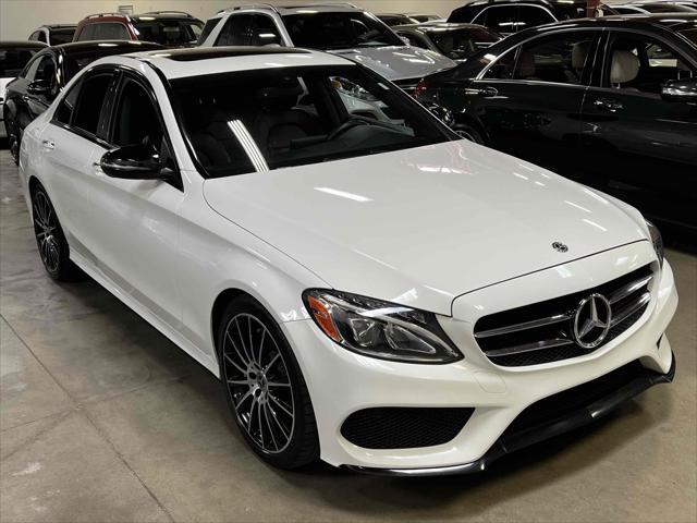 used 2018 Mercedes-Benz C-Class car, priced at $15,990