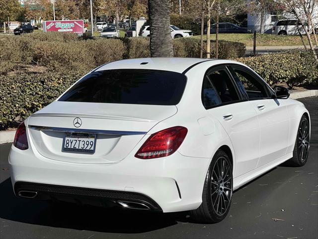 used 2018 Mercedes-Benz C-Class car, priced at $15,990