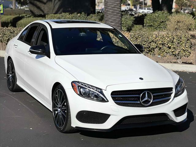 used 2018 Mercedes-Benz C-Class car, priced at $15,990