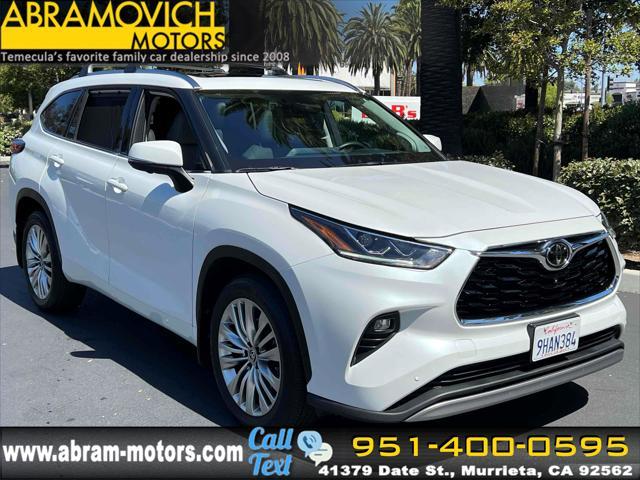 used 2023 Toyota Highlander car, priced at $44,900