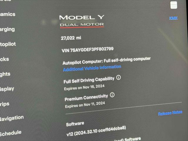 used 2023 Tesla Model Y car, priced at $37,990