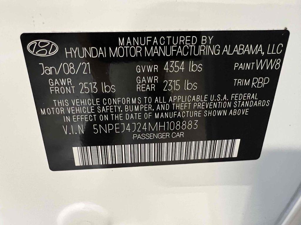 used 2021 Hyundai Sonata car, priced at $18,890