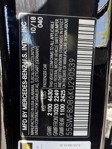 used 2019 Mercedes-Benz C-Class car