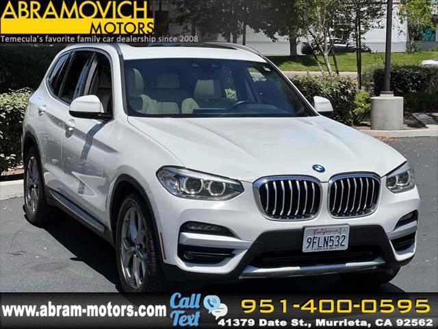 used 2021 BMW X3 car, priced at $20,500