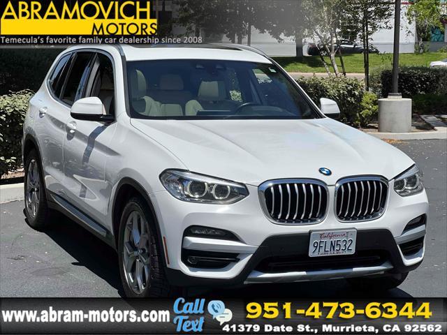used 2021 BMW X3 car, priced at $21,500