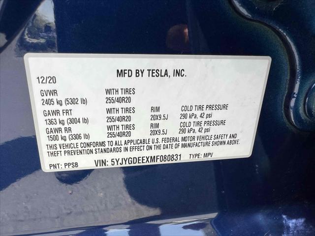 used 2021 Tesla Model Y car, priced at $24,990