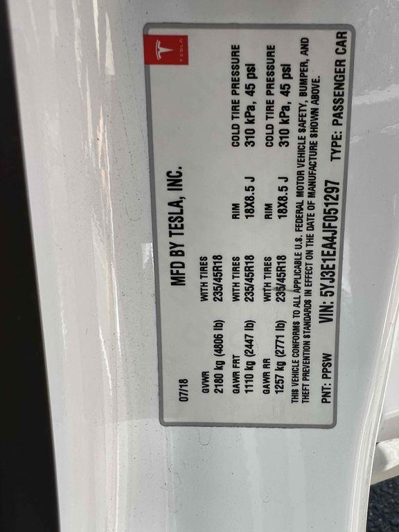 used 2018 Tesla Model 3 car, priced at $20,990