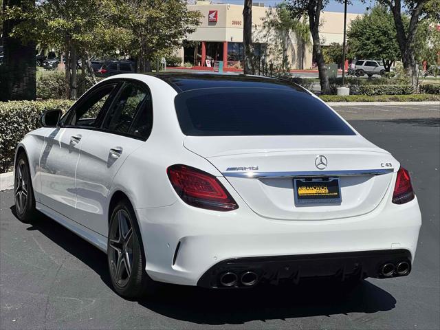 used 2019 Mercedes-Benz AMG C 43 car, priced at $26,500