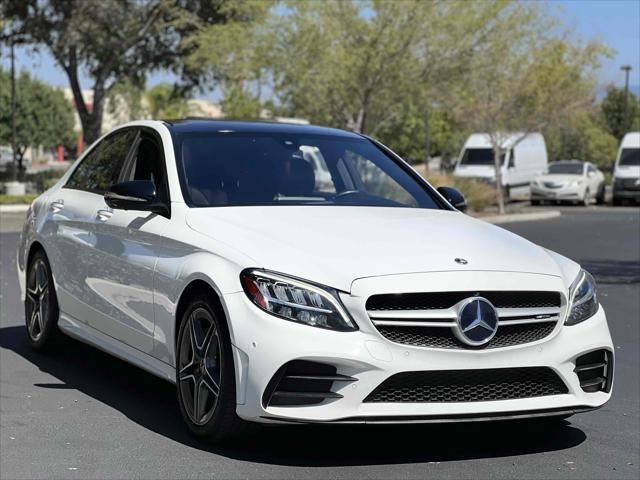used 2019 Mercedes-Benz AMG C 43 car, priced at $26,500