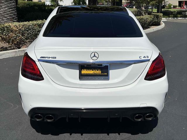 used 2019 Mercedes-Benz AMG C 43 car, priced at $26,500