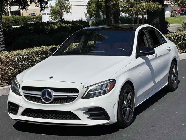 used 2019 Mercedes-Benz AMG C 43 car, priced at $26,500