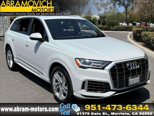 used 2021 Audi Q7 car, priced at $26,500