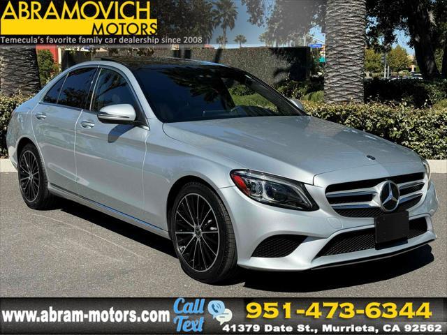 used 2021 Mercedes-Benz C-Class car, priced at $21,900