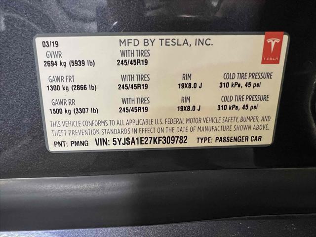used 2019 Tesla Model S car, priced at $30,990