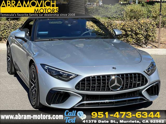 used 2022 Mercedes-Benz AMG SL 55 car, priced at $99,900