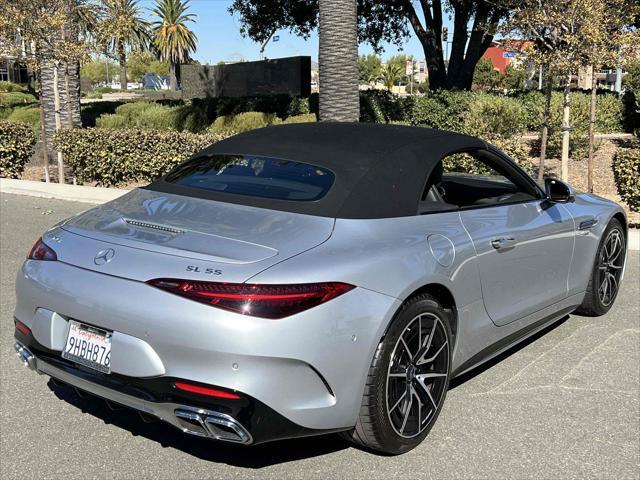 used 2022 Mercedes-Benz AMG SL 55 car, priced at $99,900