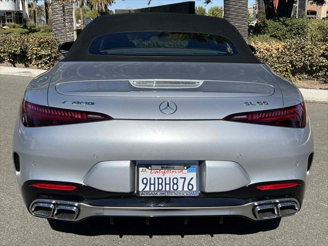 used 2022 Mercedes-Benz AMG SL 55 car, priced at $99,900